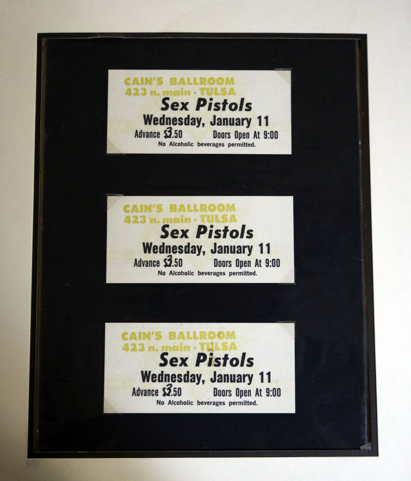 Original tickets
